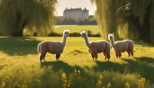 Des alpagas en plein coeur du pays de la Loire