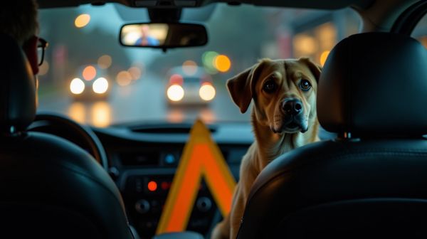Sécurisez votre chien en voiture pour éviter les amendes